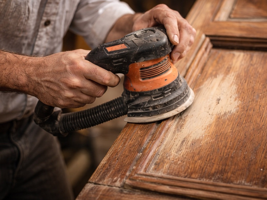 Lijado y eliminación de barnices