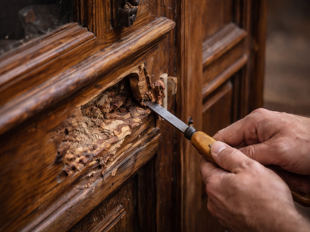 Restauración de portales de madera